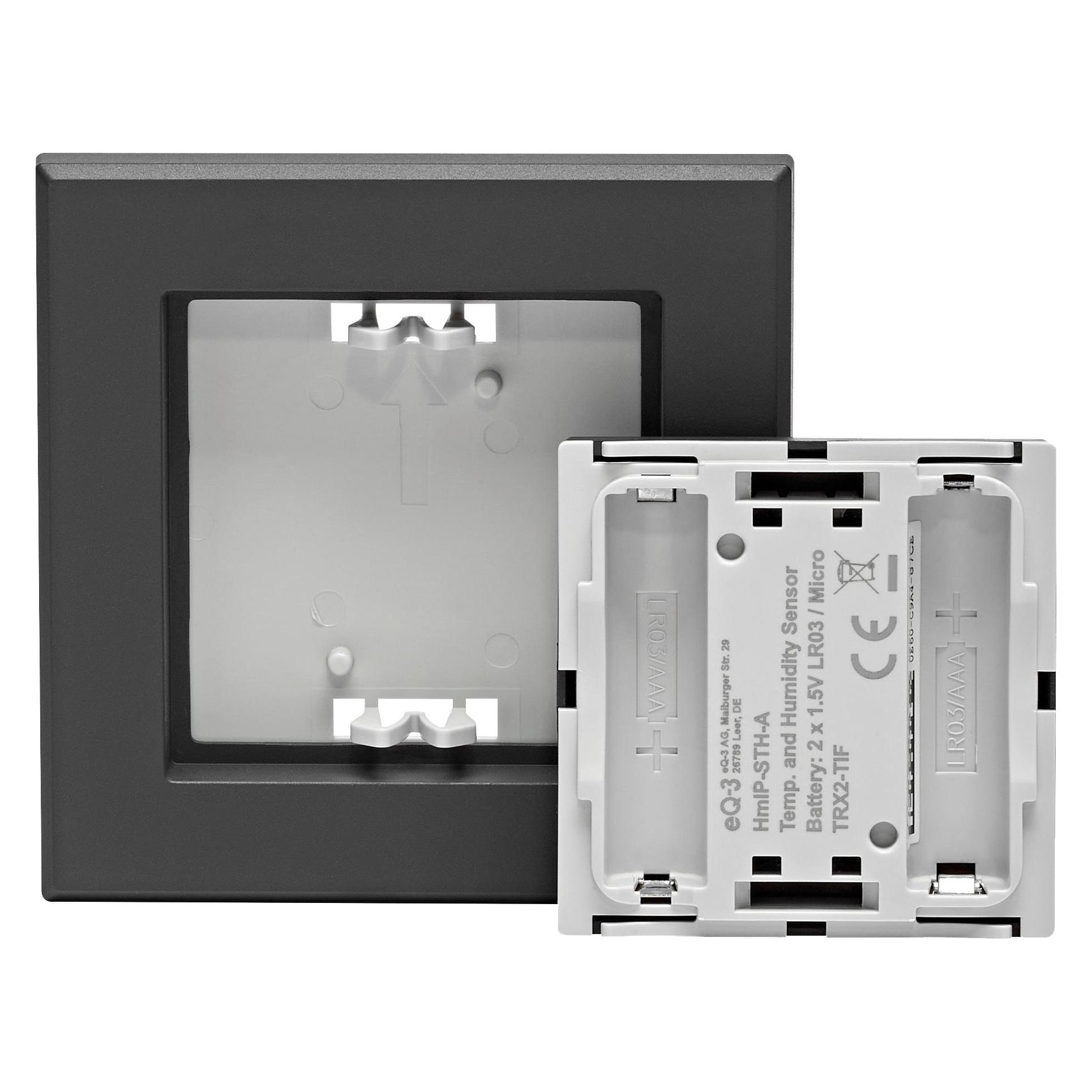 Homematic IP Temperatur- und Luftfeuchf. Anthrazit (160530A0)