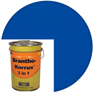 Branth Branth Rostschutzfarbe  o-Korrux 3 in 1, enzianblau, RAL 5010, seidenglänzend, 5l