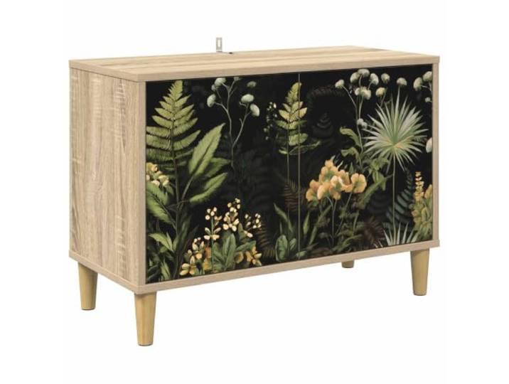 GKMBCVDFR TV-Schrank 69 x 33 x 50 cm Sonoma Holzwerkstoff Sonoma-Optik, Holzwerkstoff, erhöhte Füße, viel Stauraum, pflegeleicht
