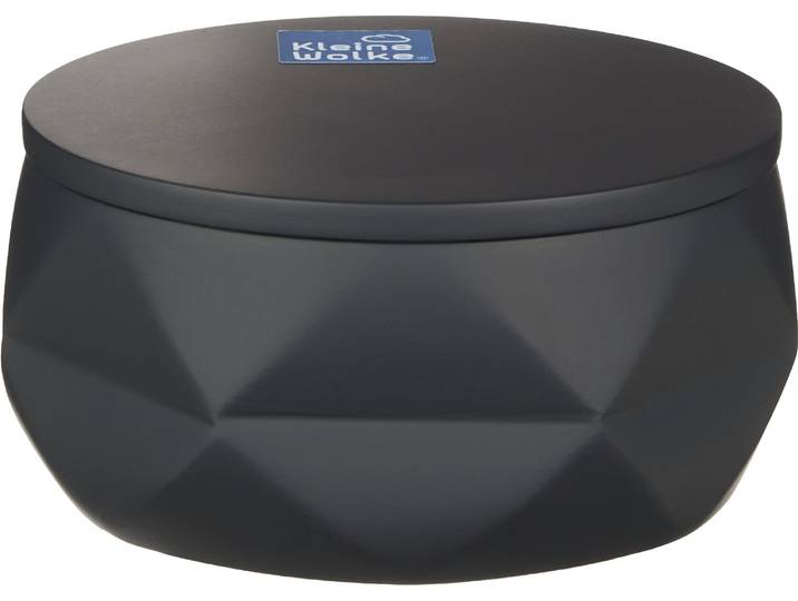 Wattedose Crackle Jar Schwarz