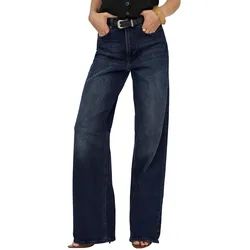 Only Juicy Jeans mit weitem Bein in Dunkelblau-W26-L32