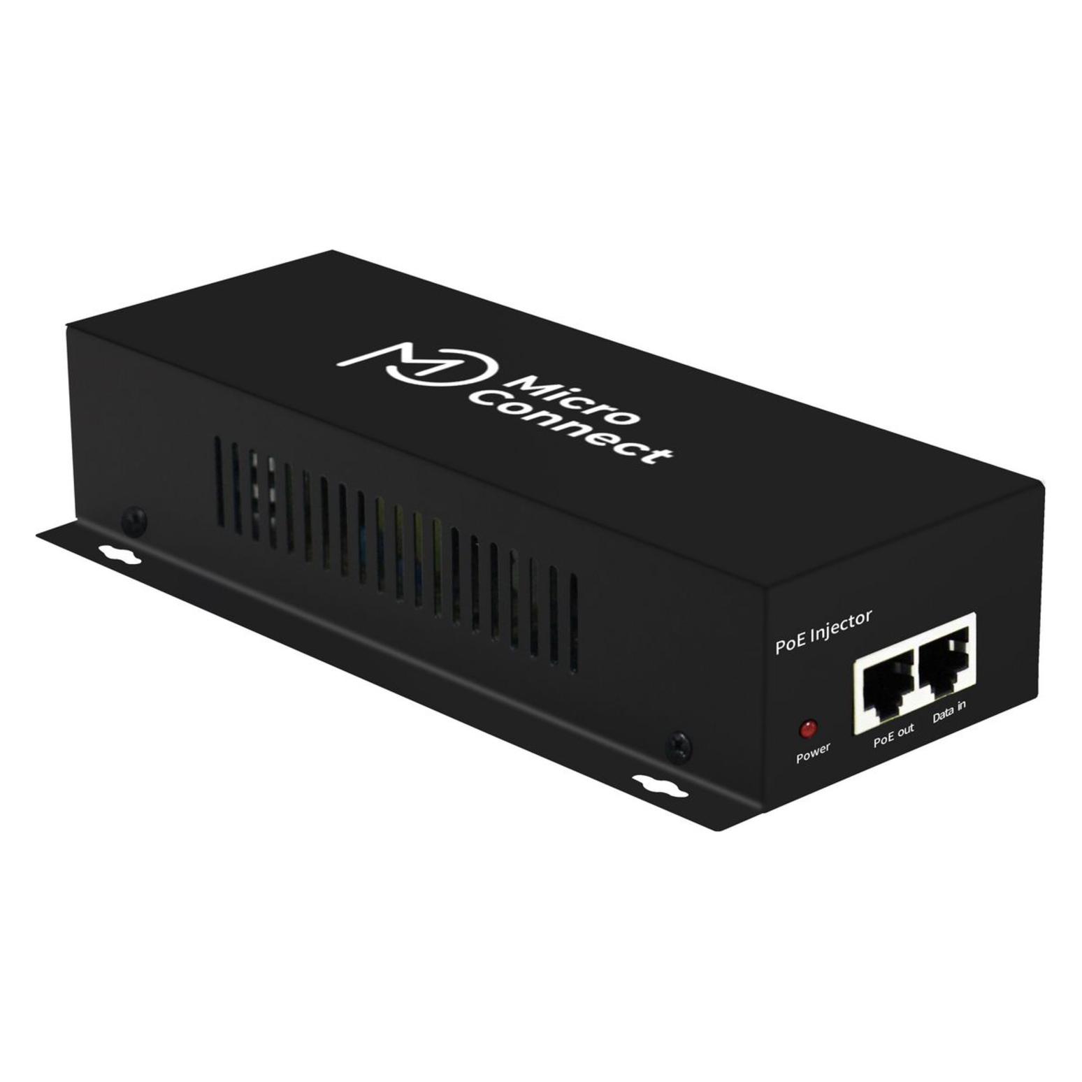 MicroConnect 30W 802.3af/at PoE Injector (802.3af (PoE), 802.3at (PoE+), 30 W) (30W POE)