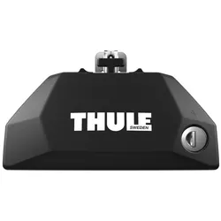 Thule Befestigungssystem Befestigungssystem schwarz # 7106, Fußsatz Evo Flush Rail Für E