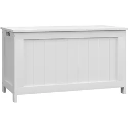 AUFLAGENBOX, MDF, Weiß, 81 x 40 x 46 cm