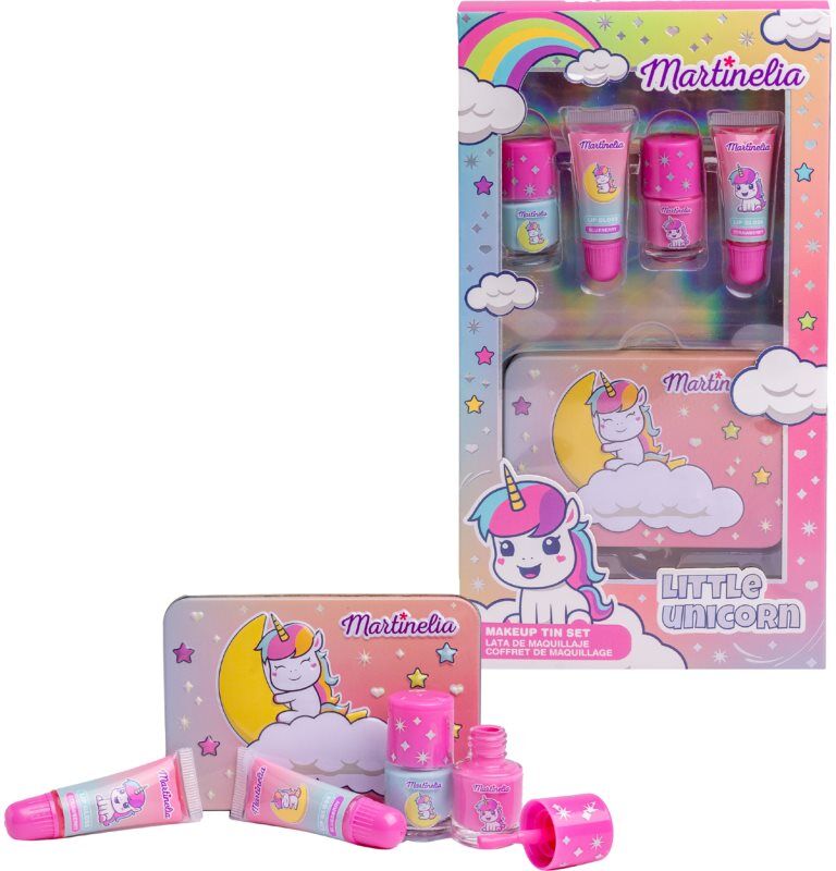 Martinelia Little Unicorn Makeup Tin Set gift set for children