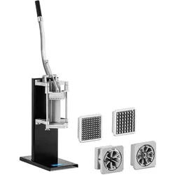 Helloshop26 - Professioneller 5-Klingen-Multifunktions-Gemüseschneider aus Edelstahl und Kunststoff 14_0004567