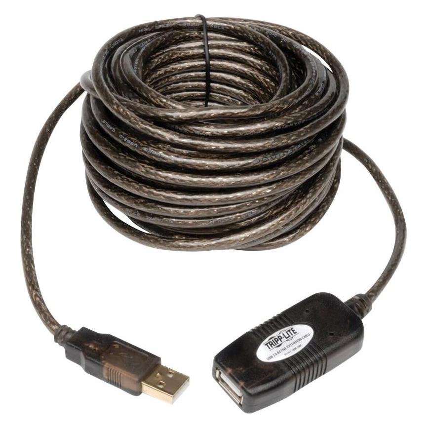 Eaton TRIPPLITE USB 2.0 Active Extension Repeater Cable A M/F 10m 32,8ft. (10 m, USB 2.0) (U026-10M)