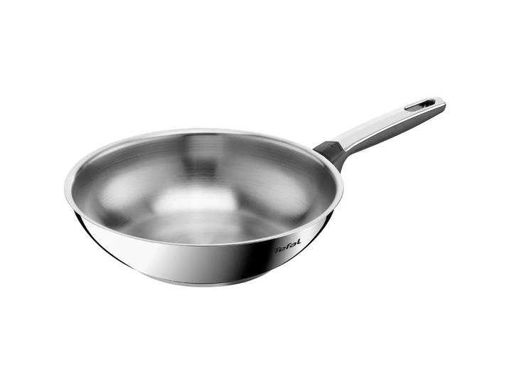 Wok Tefal Emotion+ 28 cm - Farbe: Silber - Wok