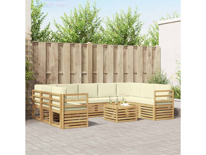 vidaXL Outdoor-Sofagarnitur 10 Stk.