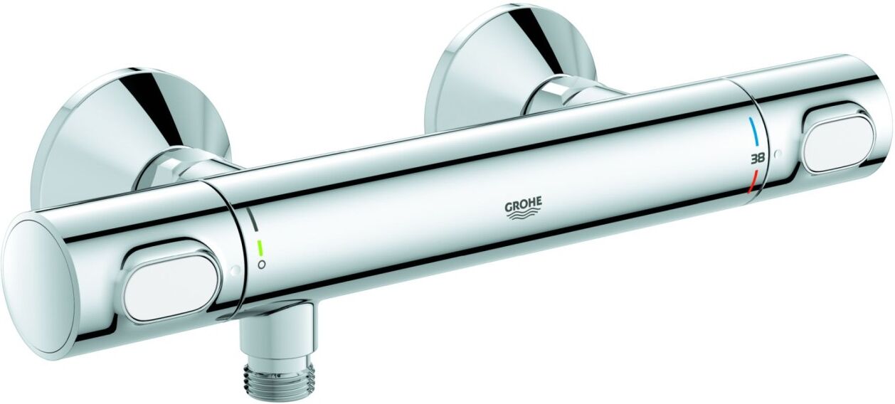 Grohe Thermostatarmatur Grohtherm 500 34793 Wandmontage chrom, 34793000 34793000