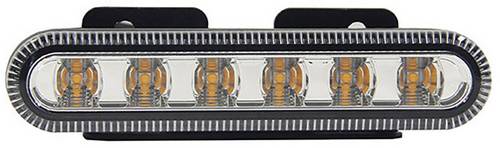 SecoRüt Frontblitzer / Straßenräumer Flash O TPF05Y 90505 12 V, 24V über Bordnetz Aufbau, Einbau, Schraubmontage Orange