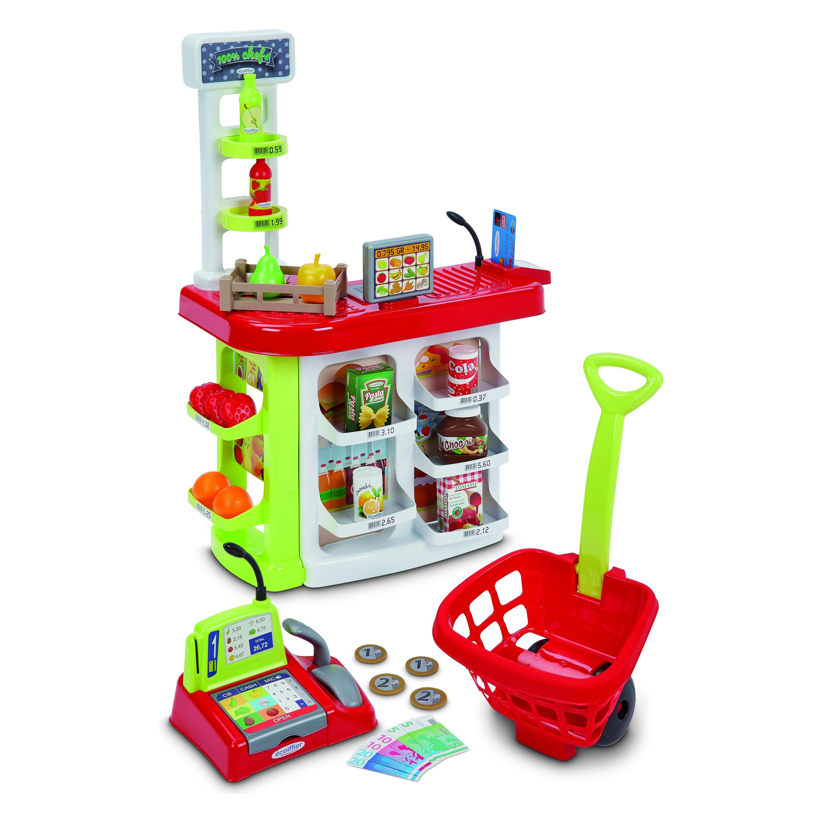 Simba 1691 Smoby 3 IN 1 100% CHEF SUPERMARKET (67538)