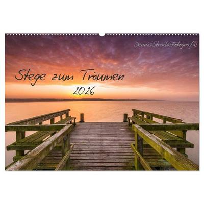 Stege zum Träumen (Wandkalender 2026 DIN A2 quer), CALVENDO Monatskalender