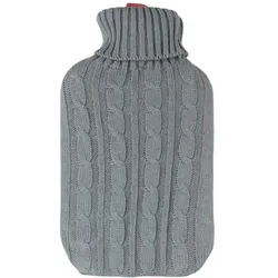 Wärmflasche Gummi 2 Liter mit Rollkragenpullover 1 St