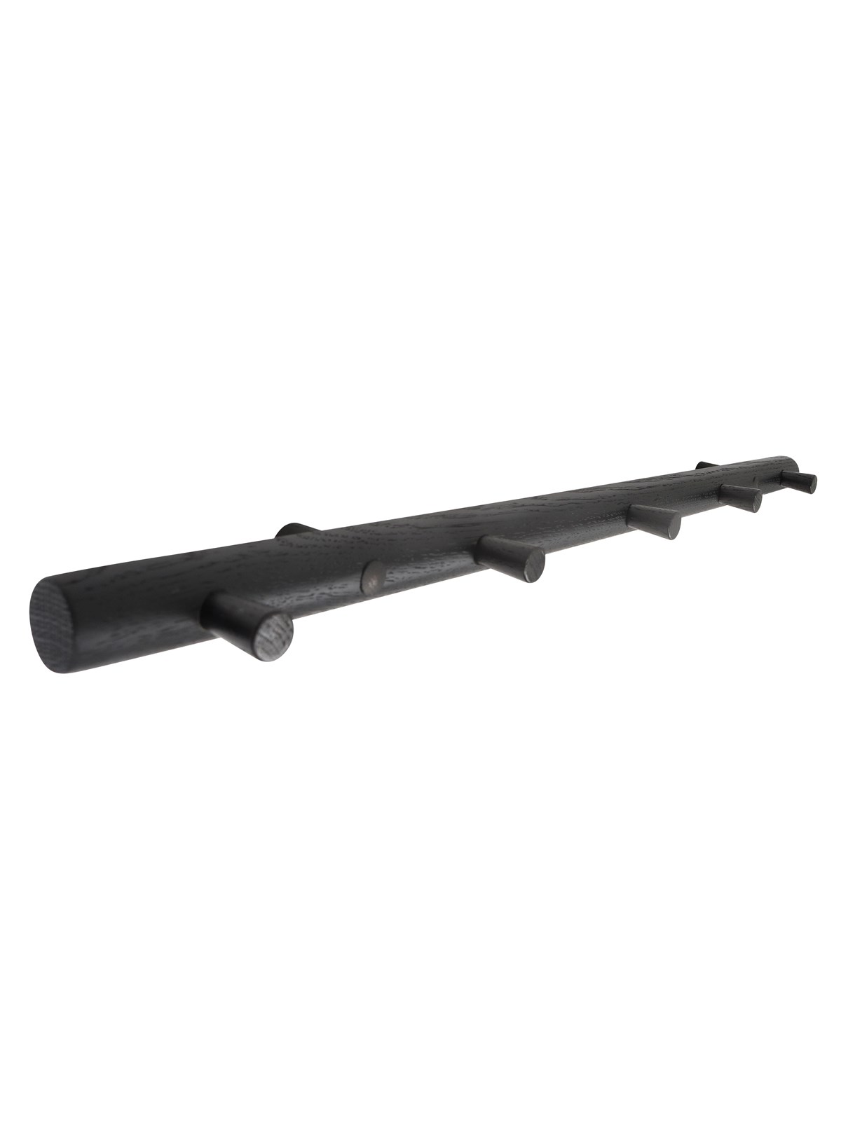 Home>it Smart oak coat rack - 5 pegs - black