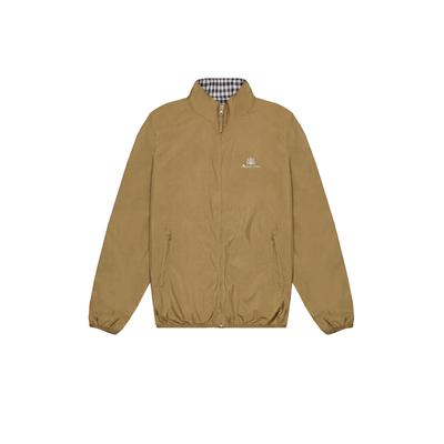 Wendejacke AQUASCUTUM ACTIVE "MOCK NECK SAILOR JACKET Herren", Herren, Gr. M, khaki, Softshell, 100% Polyester, normal normal, Jacken, Wendejacke Herren, leichte Jacke, Windbreaker, Windjacke, Sale