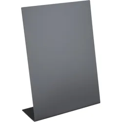 L-Aufsteller Kreidetafel, schwarz Hochformat | A4, PP