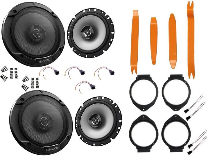 DSX Kenwood Lautsprecher Set für Opel Meriva B Tür Vorne hinten Bügel 600W Auto-Lautsprecher (60 W)