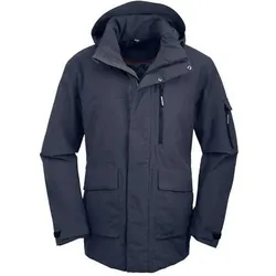 MAUL Herren Funktionsjacke Breitenstein Megatexparka+Kapu, Größe 58 in Blau Blau