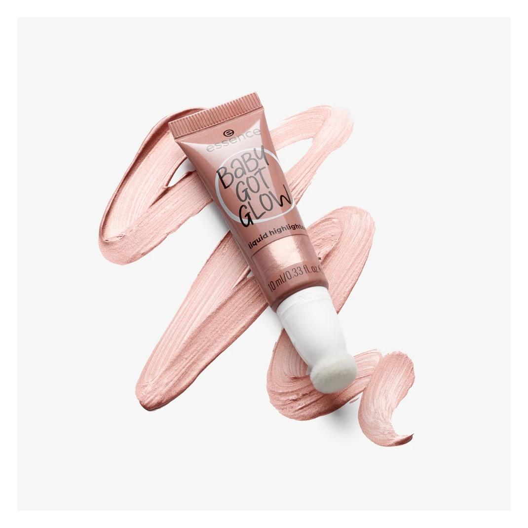 essence BABY GOT GLOW liquid highlighter (20 Rose and Shine, Bronzer, Highlighter, 10 ml) (cosnova GmbH)