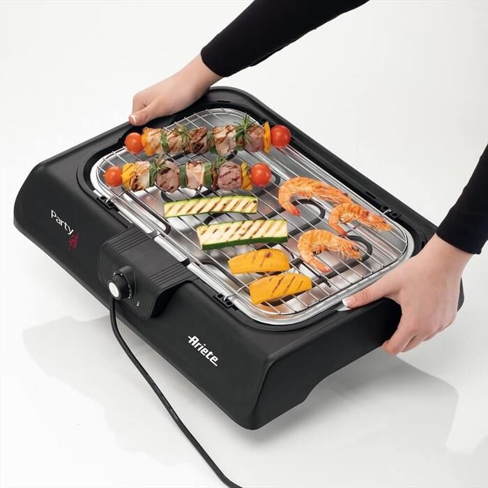 Ariete 0723 Party Grill Barbecue Elettrico 2000w-nero