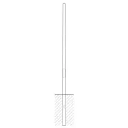 Siteco 5NY231635KM00 Mast konisch rund verzinkt 3,5m Zopfmaß: 60mm (Aufsatz)mm