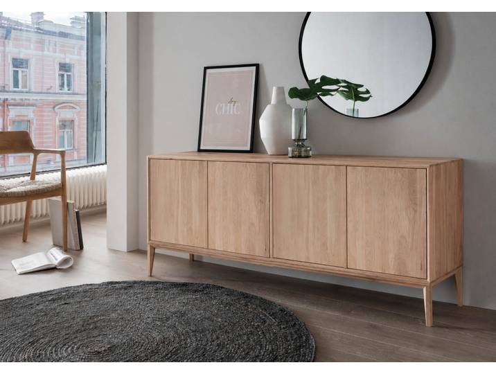 Massives Sideboard Cube in Wildeiche – Montierte Lieferung – 3%-Vorkasse-Rabatt