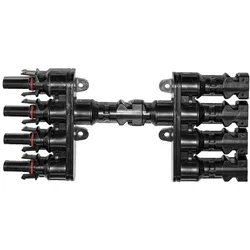 1 Paar MC4 4zu1 Y-Solarstecker Buchse Kupplung Verteiler