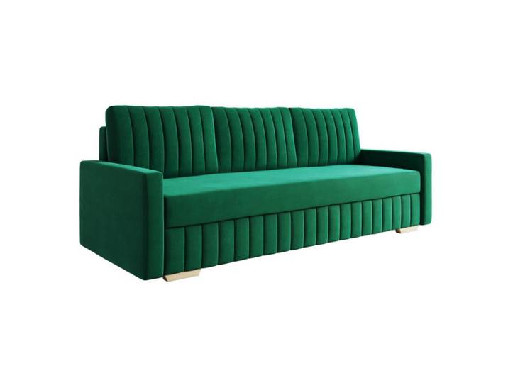 Sepro Meble Sofa Grün Bella, 217x92x85 cm, Wohnzimmer, Sofas & Couches, Sofas