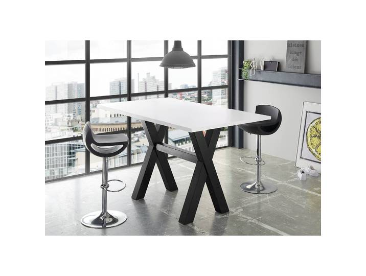 Bartisch Boe III 140cm Weiß/Weiß