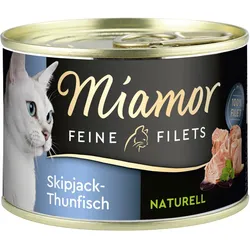 Miamor Feine Filets Natur Skipack-Thunfisch 12x156 g