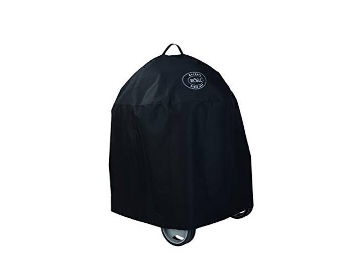 RÖSLE Holzkohle-Kugelgrill Abdeckhaube No.1 Sport F50, No.1 Belly F50, Hochwertige Schutzhülle aus 100% Polyester, mit praktischem Klettverschluss zum Fixieren, wasserdicht