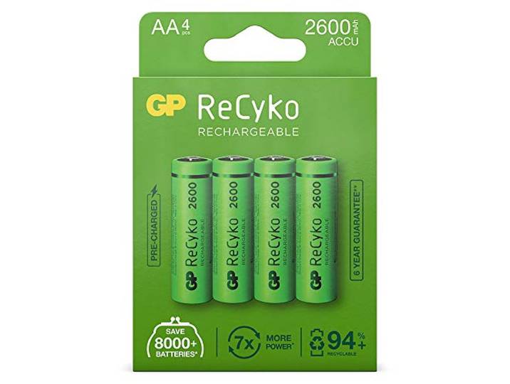 GP RecyKo+ 4 AA-batterijen Leuk