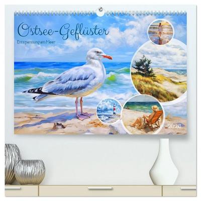 Ostsee-Geflüster - Entspannung am Meer (hochwertiger Premium Wandkalender 2026 DIN A2 quer), Kunstdruck in Hochglanz