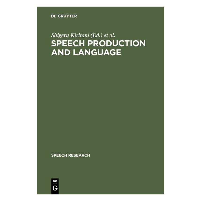 De Gruyter Speech Production and Language (Englisch, Hardcover) (67761820)
