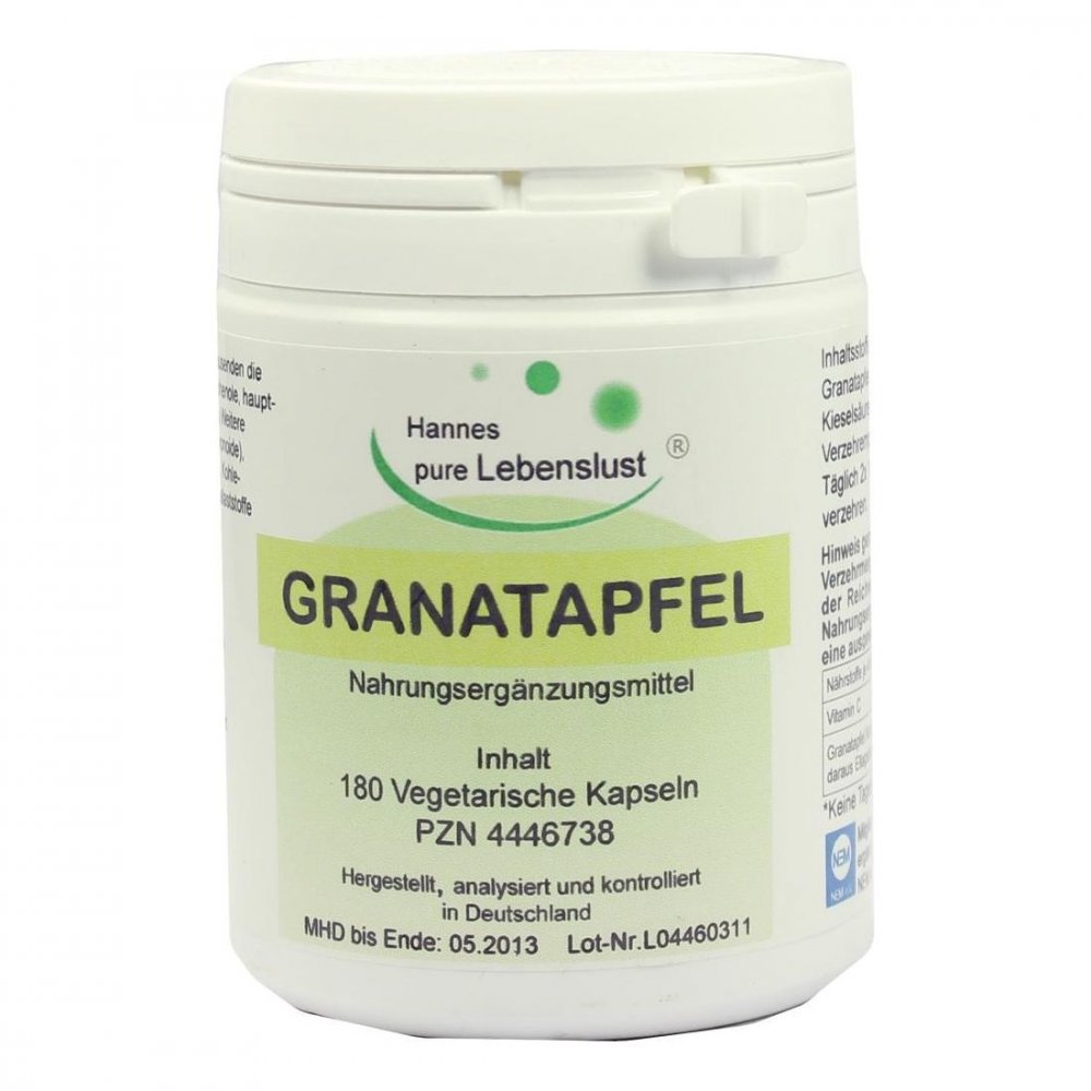 G & M Naturwaren Import GmbH & Co. KG Granatapfel Konzentrat 40% Vegi Kapseln 04446738