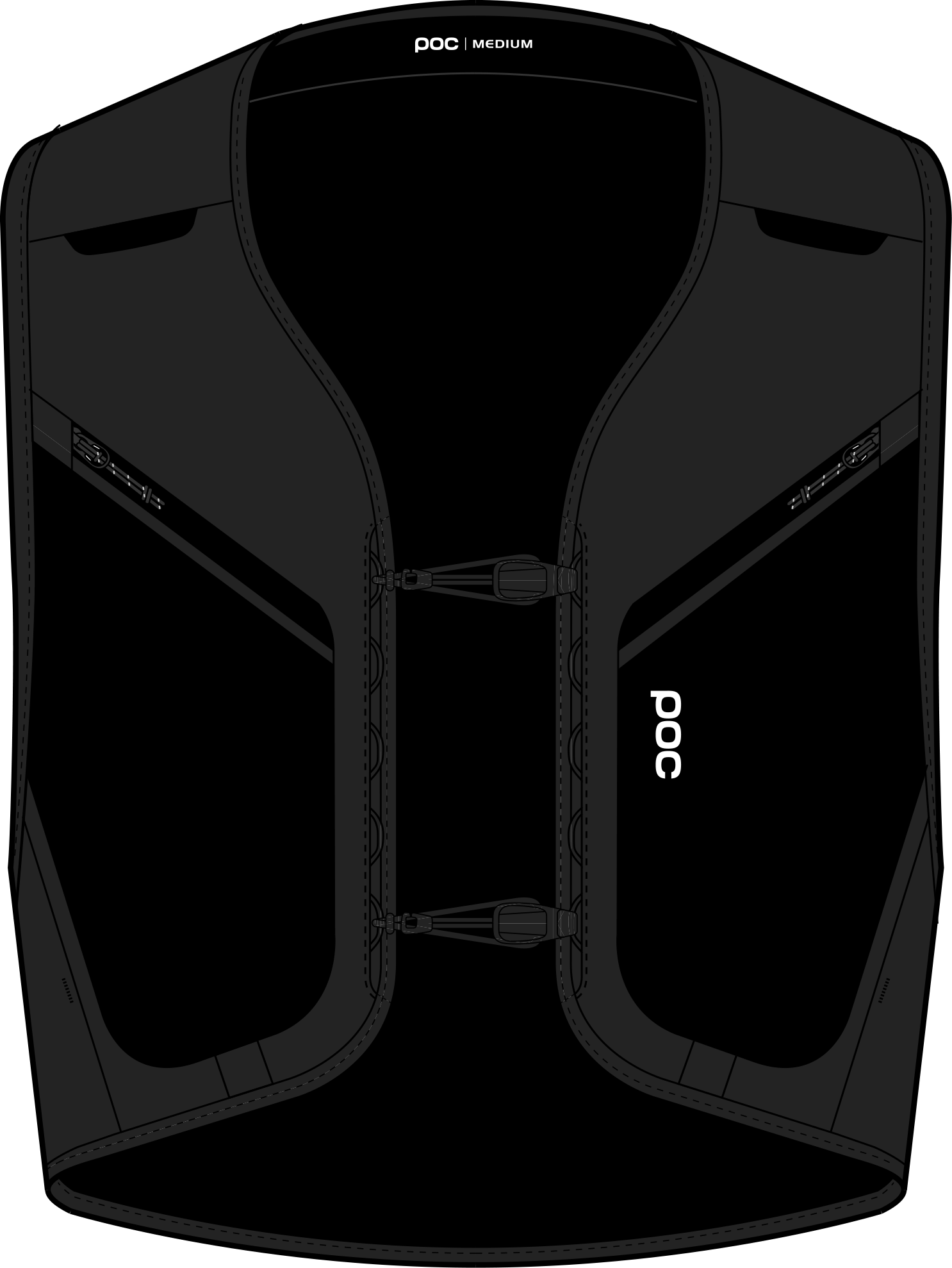 POC Ultra Vest Uranium Black S