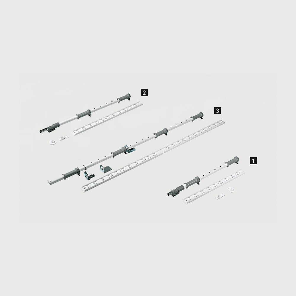 Hettich Eckschrankschwenkauszug-Drehachse LeMans II, Li.Korpush.min. 600mm, Li.Korpush.max. 750mm 9132546