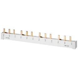 Siemens 5ST3708 Stiftsammelschiene 16mm2, 3-phasig, 4x 3PH, 214mm schneidbar