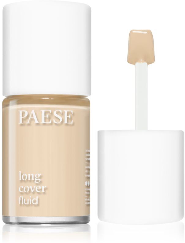 Paese Long Cover Fluid Foundation liquid foundation shade 01 Light Beige 30 ml