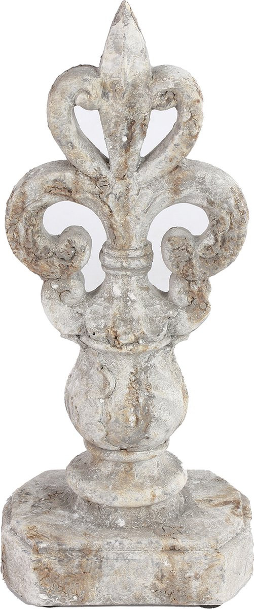 Countryfield Ornament Fleur-de-Lys grijs