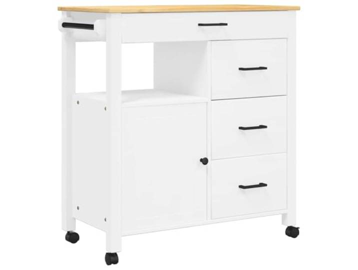 vidaXL Küchenwagen Monza 84x40x88,5 cm Massivholz Kiefer
