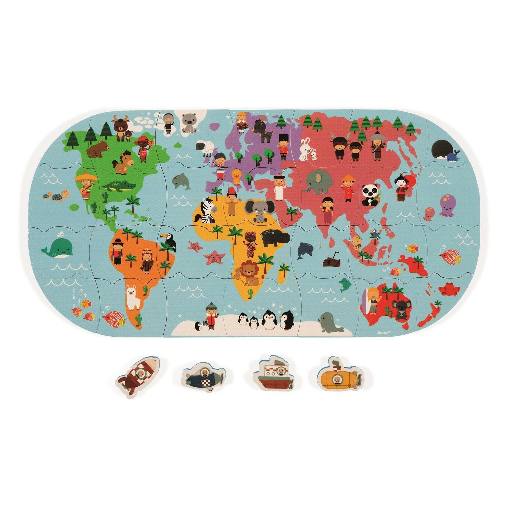 Janod Puzzle Karte (190.04719)