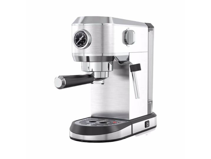 Ohmex OHM-XPS-1944 Espresso Kaffeemaschine – Siebträgermaschine/Espressomaschine – edelstahl