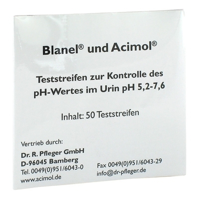 Dr. Pfleger Arzneimittel GmbH TESTSTREIFENHEFT z.Bestimmung d.Urin ph Wertes 50 St 00818290