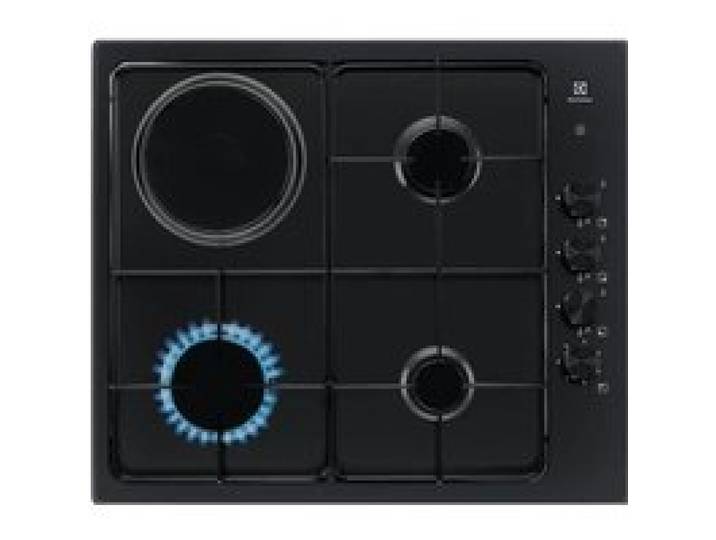 Electrolux Table de cuisson mixte 4 feux noir - EGL62821OB