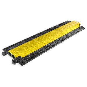 Defender Kabelbrücke Micro 2 LUX 2 Kanal, 105cm x 27cm, überfahrbar, schwarz/gelb Kunststoff
