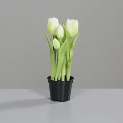 Kunstblume Tulpe (H 25 cm) - beige - H 25 cm