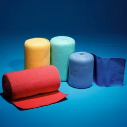 mediband 70 color Kurzzugbinden 5 m x 6 cm, gelb (10 Stck.)