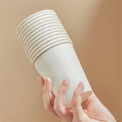 The Handy Homestead Durable Disposable Paper Cups For Hot And Cold Drinks 100pcs
